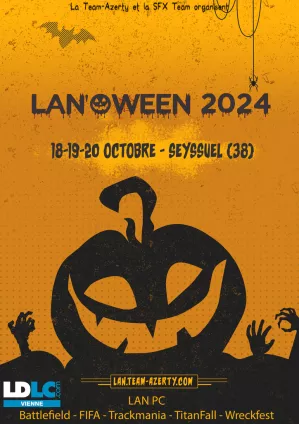 Affiche de la LAN'Oween 2024